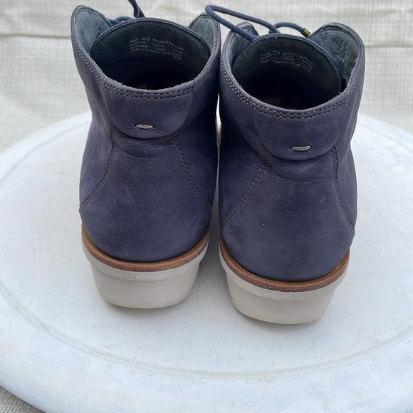 Dansko Joy Blue Lace Up Nubuck Leather Comfort Booties Sz EUR 40/US 9.5-10 - Picture 5 of 11